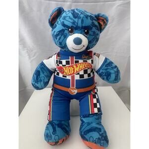 Build-A-Bear Workshop 2018 Hot Wheels 50th Anniversary Stuffed Bear Plush